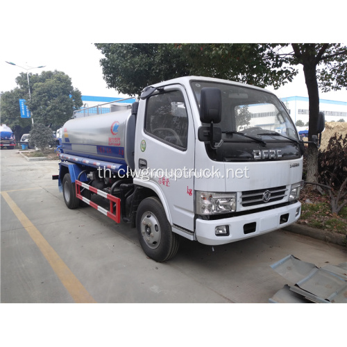 Dongfeng แชสซี 4X2 3000 ลิตรรถบรรทุกถังน้ำ